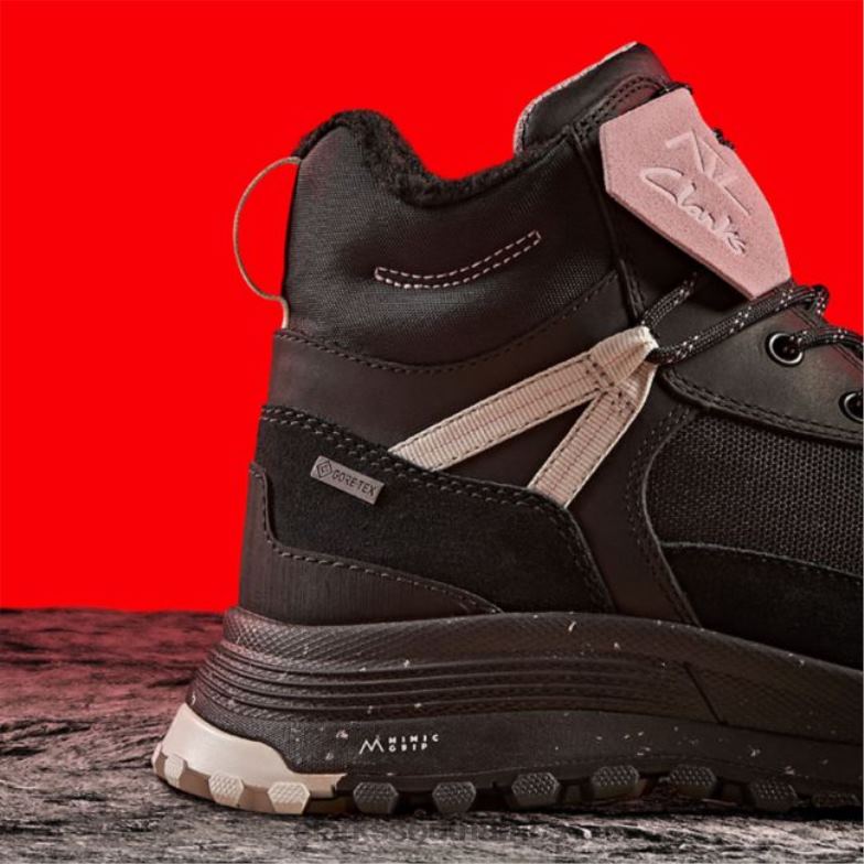Black Warmlined Leather Atl Trek Sky Gore-Tex Black Warmlined Leather Clarks 840405292 Unisex Clarks Black Warmlined Leather