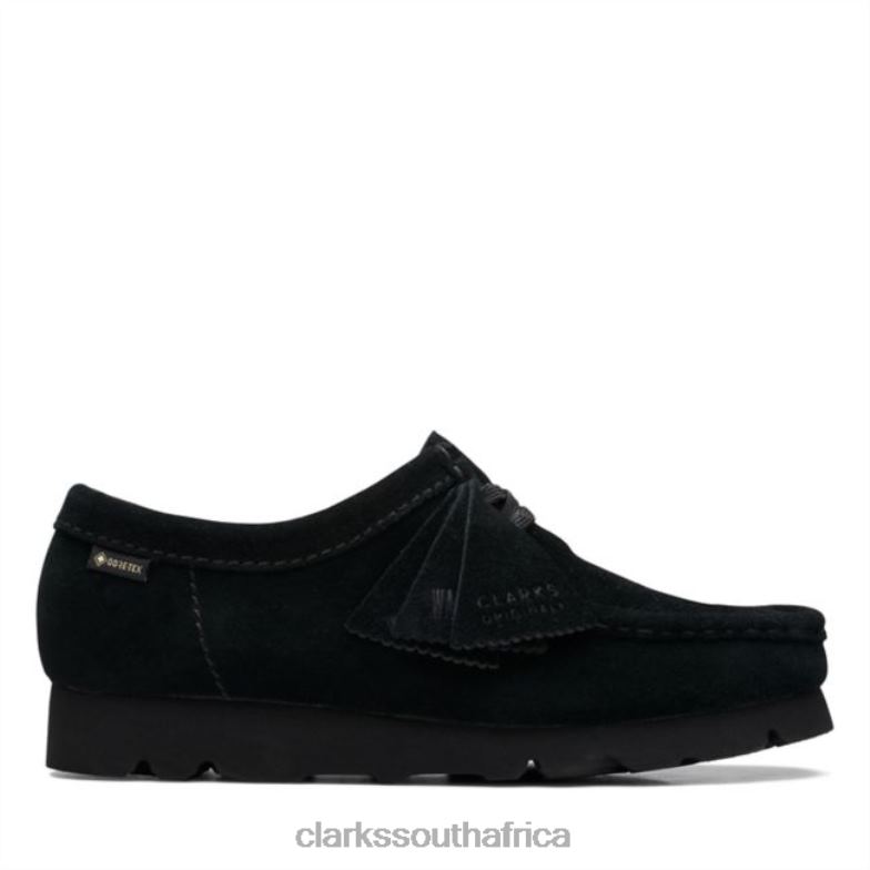 Clarks Wallabee Gtx Black Suede Black Suede 840406154 Unisex Clarks Black Suede