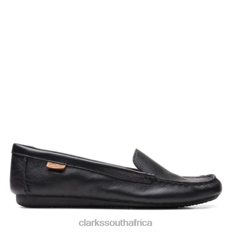 Black Leather Clarks Freckle Walk Black Leather 840405163 Unisex Clarks Black Leather