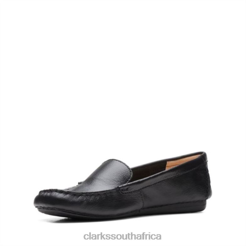 Black Leather Clarks Freckle Walk Black Leather 840405163 Unisex Clarks Black Leather