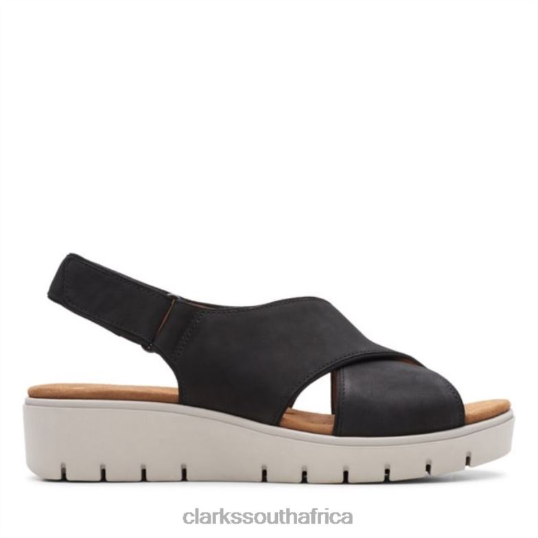 Clarks Un Karely Sun Black Nubuck Black Nubuck 840405226 Unisex Clarks Black Nubuck