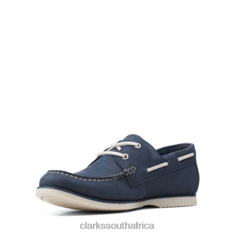 Noonan Lace Navy Nubuck Clarks Navy Nubuck 840405575 Unisex Clarks Navy Nubuck