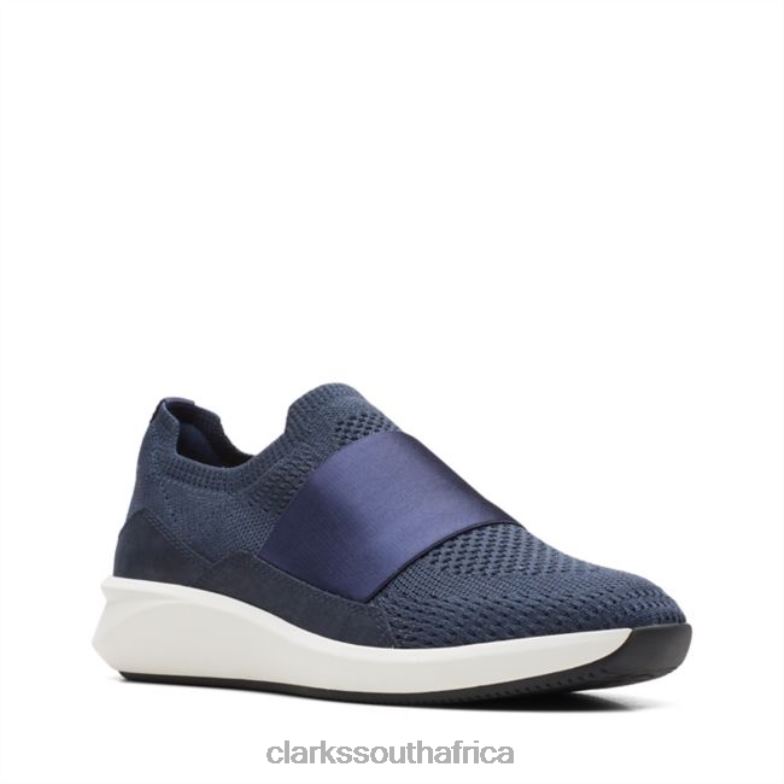 Un Rio Knit Navy Combination Clarks Navy Combination 840406077 Unisex Clarks Navy Combination