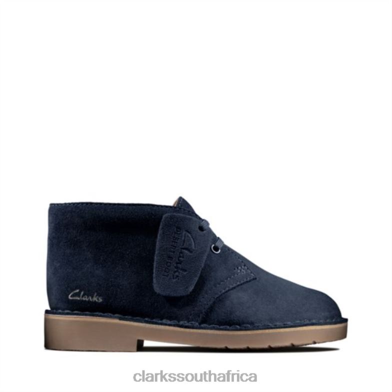 Desert Boot 2 Kid Navy Suede Clarks Navy Suede 840405797 Kids Clarks Navy Suede