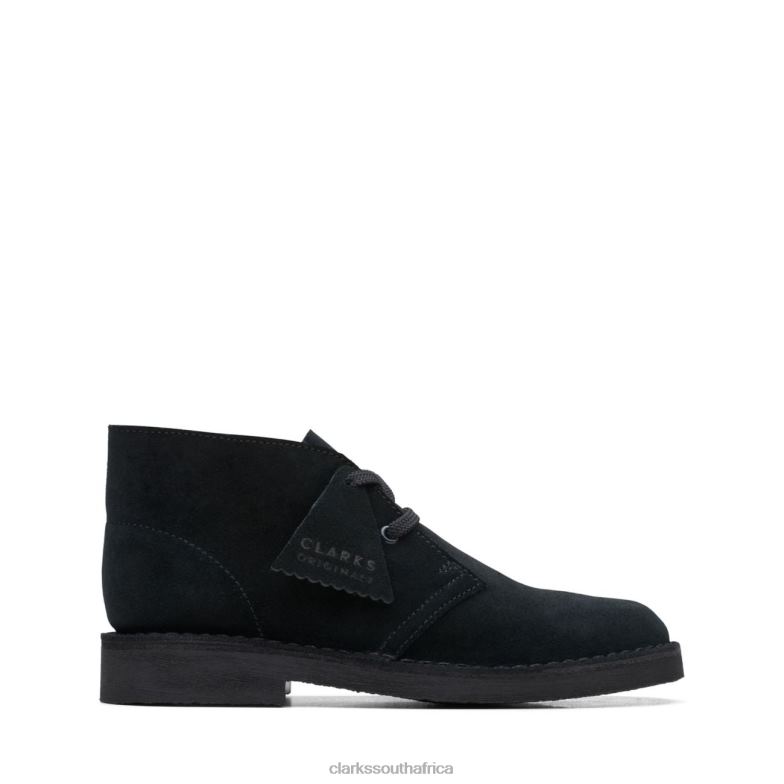 Desert Boot Older Black Suede Clarks Black Suede 840406893 Kids Clarks Black Suede