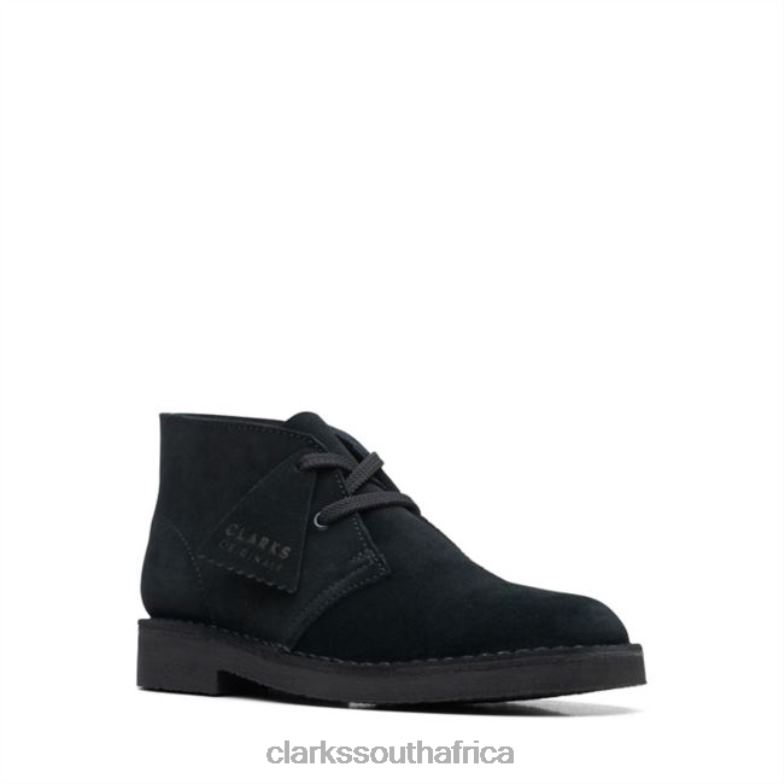 Desert Boot Older Black Suede Clarks Black Suede 840406893 Kids Clarks Black Suede