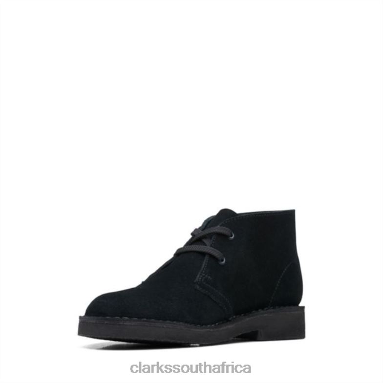 Desert Boot Older Black Suede Clarks Black Suede 840406893 Kids Clarks Black Suede