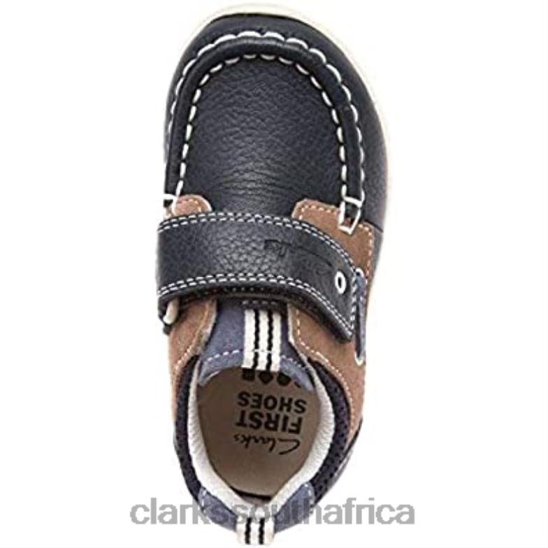 Boys Deck Flex Navy Clarks 84040396 Kids Clarks