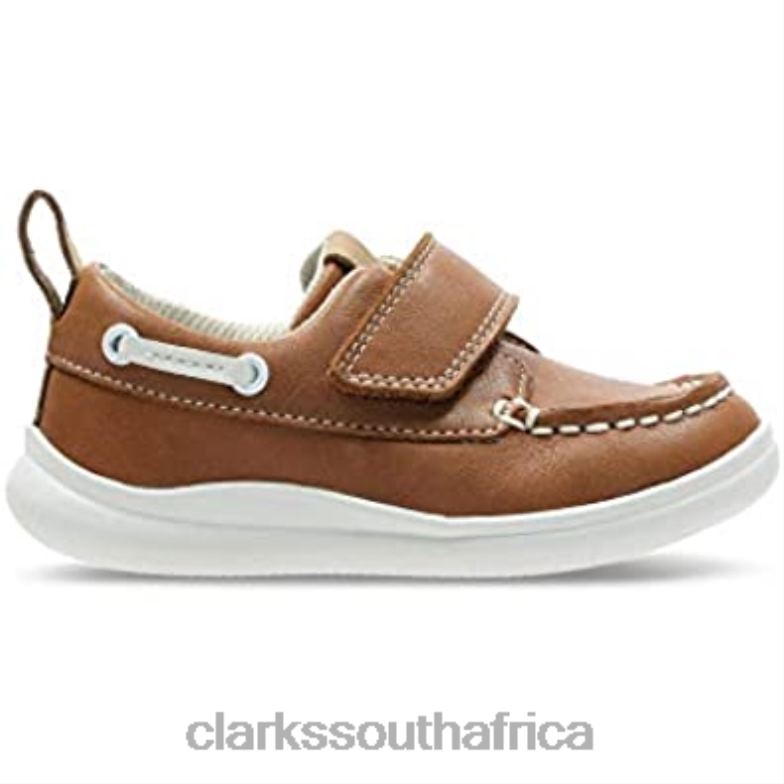 Clarks Boys Casual Boat Style Shoe Cloud Snap 840401371 Kids Clarks