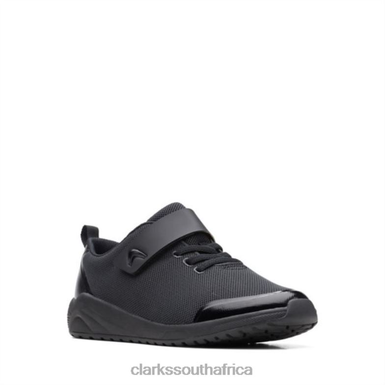 Black Clarks Aeon Pace Older Black 840405827 Kids Clarks Black