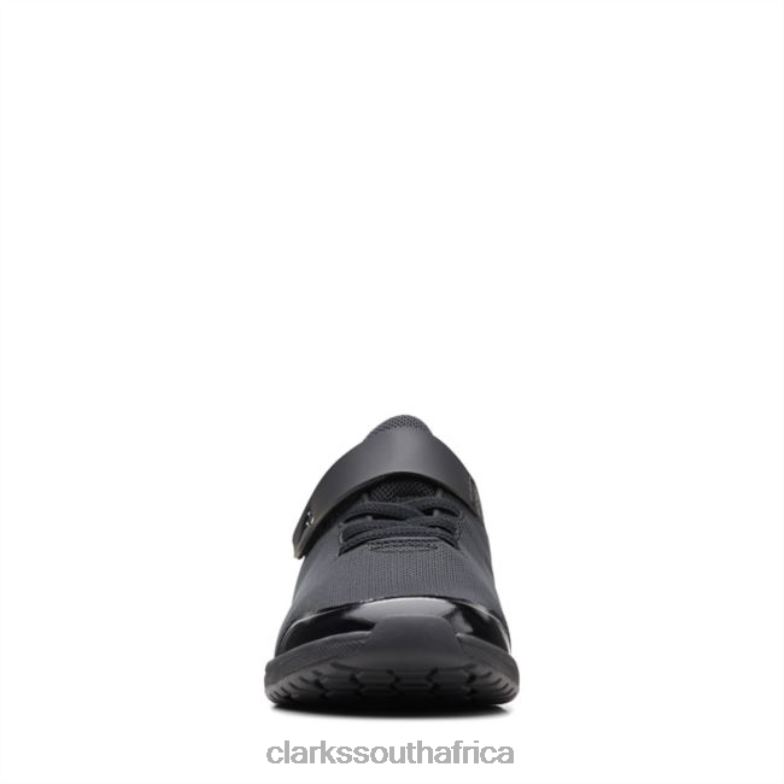 Black Clarks Aeon Pace Older Black 840405827 Kids Clarks Black