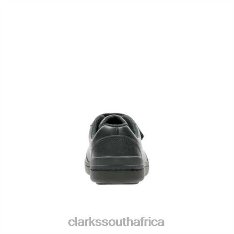 Black Leather Clarks Rock Verve Inf F Fit 840404899 Kids Clarks Black Leather