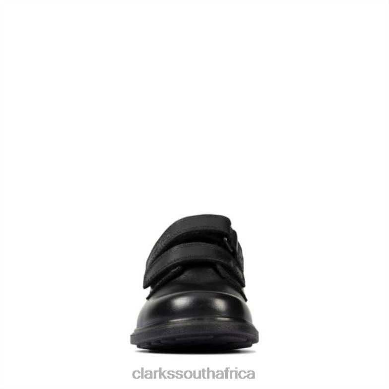 Black Leather Remi Pace Toddler Black Leather Clarks 840405908 Kids Clarks Black Leather