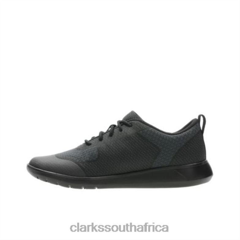 Clarks Scape Civic Inf F Fit Black Fabric 840404930 Kids Clarks Black Fabric