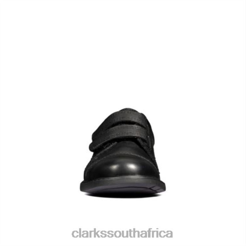 Scala Skye Inf F Fit Clarks Black Leather 840404887 Kids Clarks Black Leather