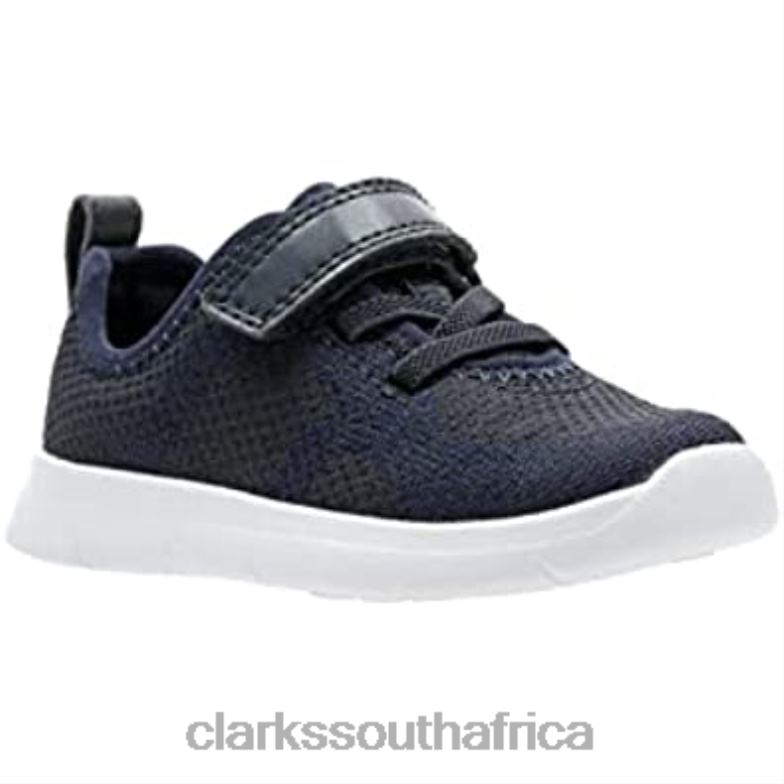 Boy's Ath Flux T Low-Top Sneakers Clarks Blue Navy Navy 840401125 Kids Clarks Blue Navy Navy
