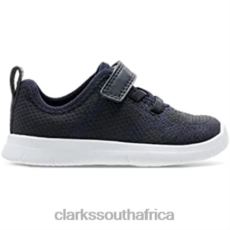 Boy's Ath Flux T Low-Top Sneakers Clarks Blue Navy Navy 840401125 Kids Clarks Blue Navy Navy
