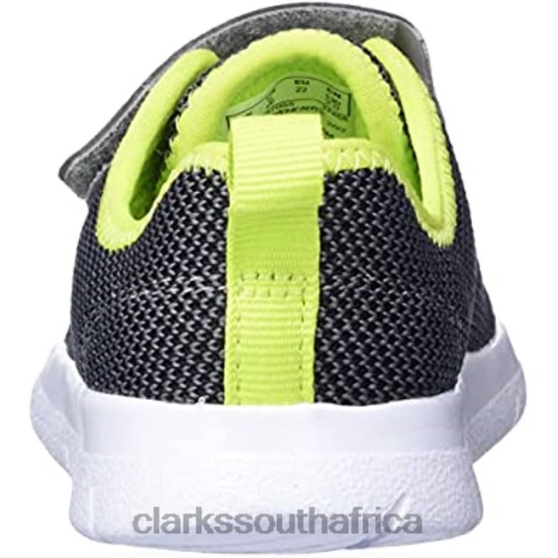 Boy's Ath Weave T Sneaker Clarks Grey Combi 840402365 Kids Clarks Grey Combi