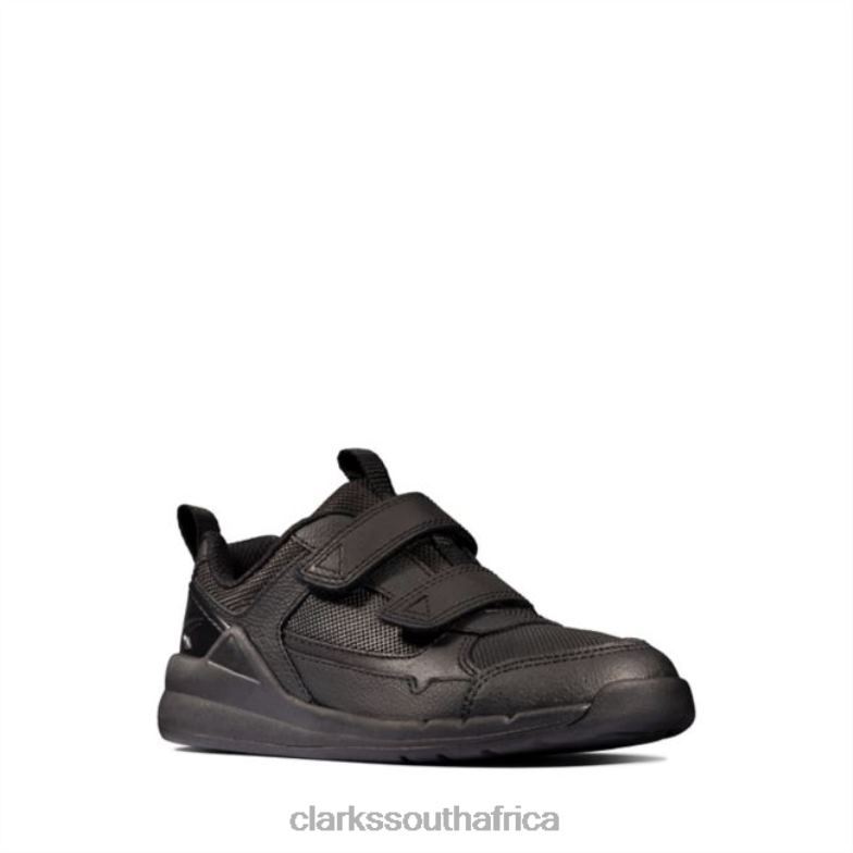 Black Leather Orbit Sprint Toddler Black Leather Clarks 840405972 Kids Clarks Black Leather