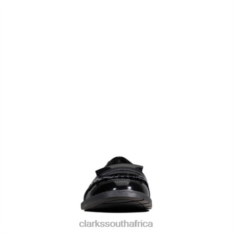 Black Patent Clarks Scala Bright Youth Black Patent 840405832 Kids Clarks Black Patent