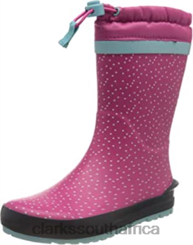 Clarks Girl's Mudder Dash T Raboot Pink 840401866 Kids Clarks Pink