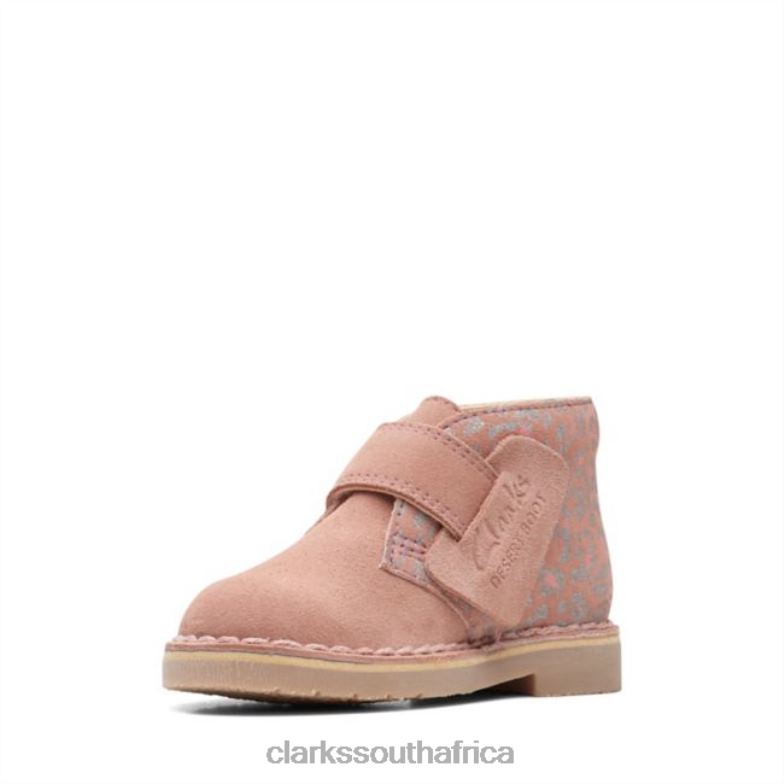 Desert Boot 2 Toddler Light Pink Combination Light Pink Combination Clarks 840406870 Kids Clarks Light Pink Combination