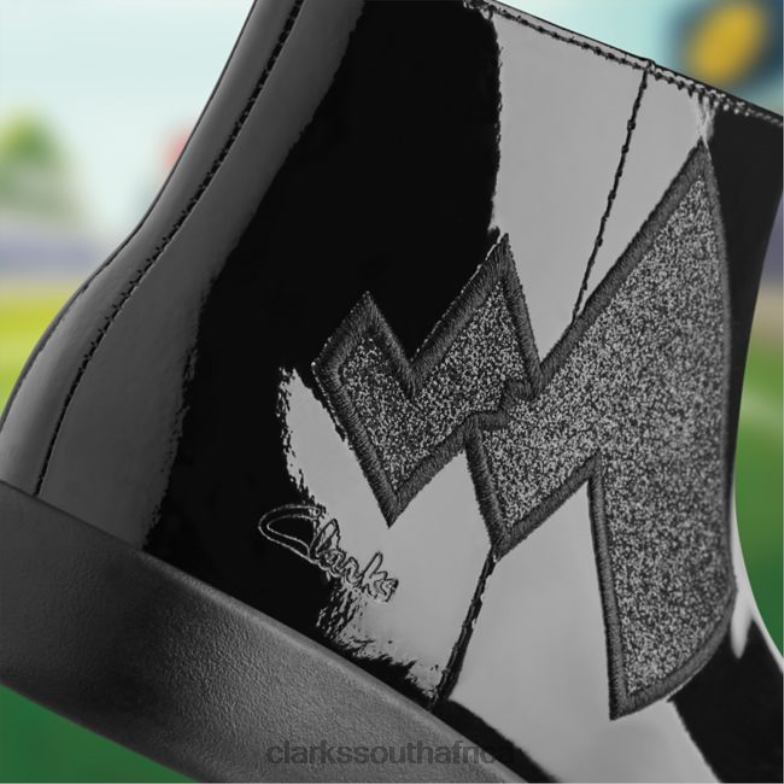 Black Patent Clarks Etch Trail Older Black Patent 840405779 Kids Clarks Black Patent