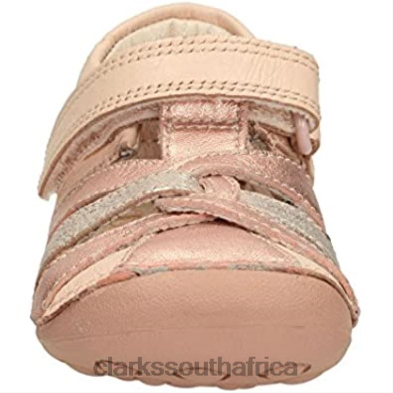 Girls Shoes 2 Child Little Mae Rose Gold Clarks 84040390 Kids Clarks
