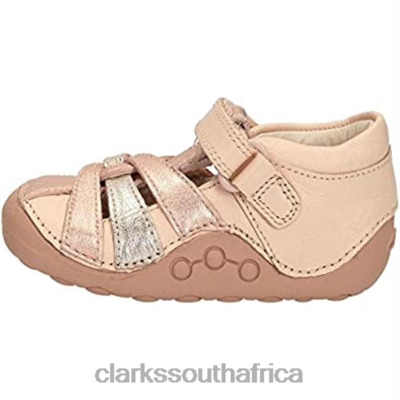 Girls Shoes 2 Child Little Mae Rose Gold Clarks 84040390 Kids Clarks