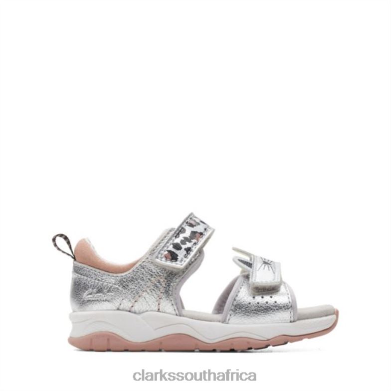 C Lowder Print Toddler Silver Clarks Silver 840406861 Kids Clarks Silver