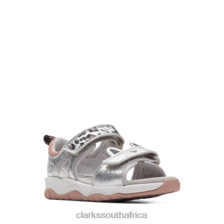 C Lowder Print Toddler Silver Clarks Silver 840406861 Kids Clarks Silver