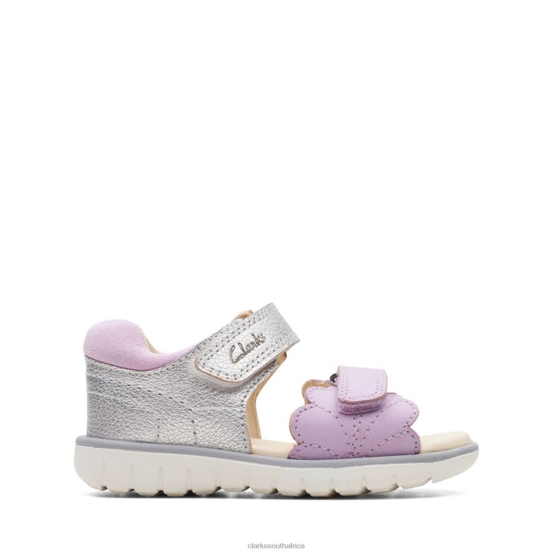 Clarks Lilac Combi Roam Wing T 840403801 Kids Clarks Lilac Combi