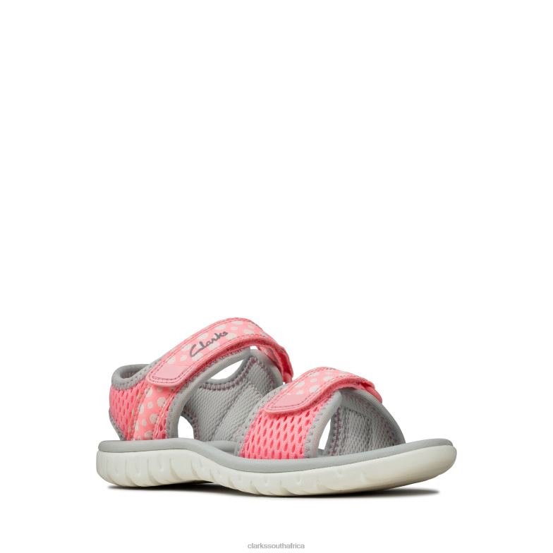 Pink Clarks Surfing Tide K 840403795 Kids Clarks Pink