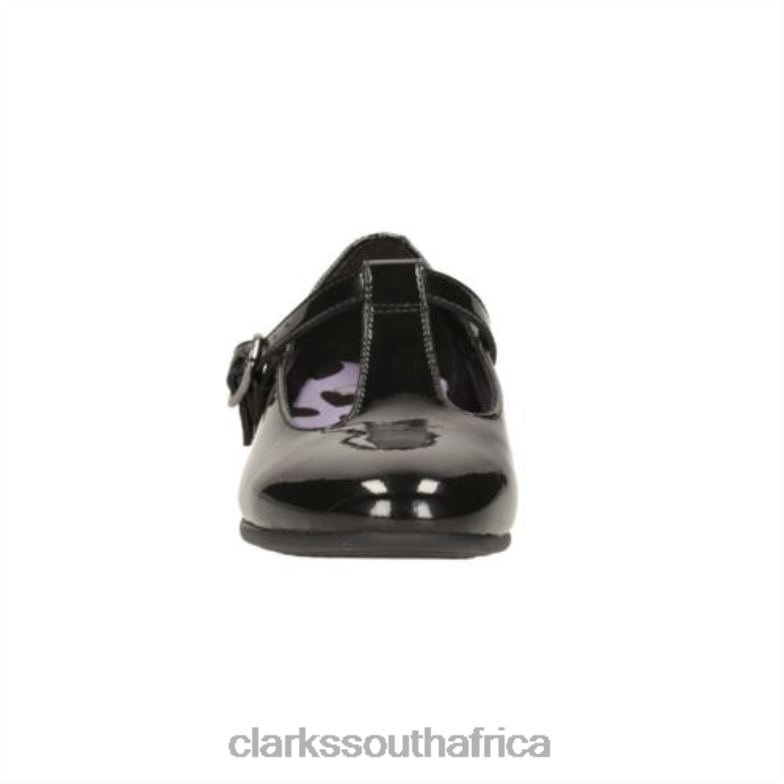 Selsey Fudge Inf G Fit Clarks Black Patent 840404669 Kids Clarks Black Patent