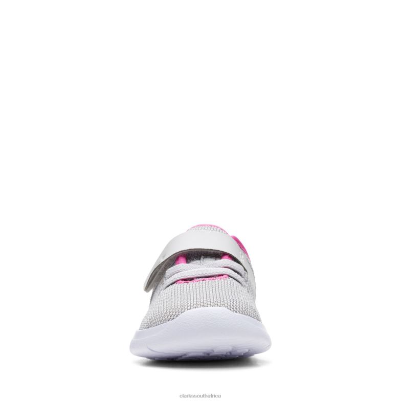 Light Grey Ath Weave T Clarks 840403796 Kids Clarks Light Grey