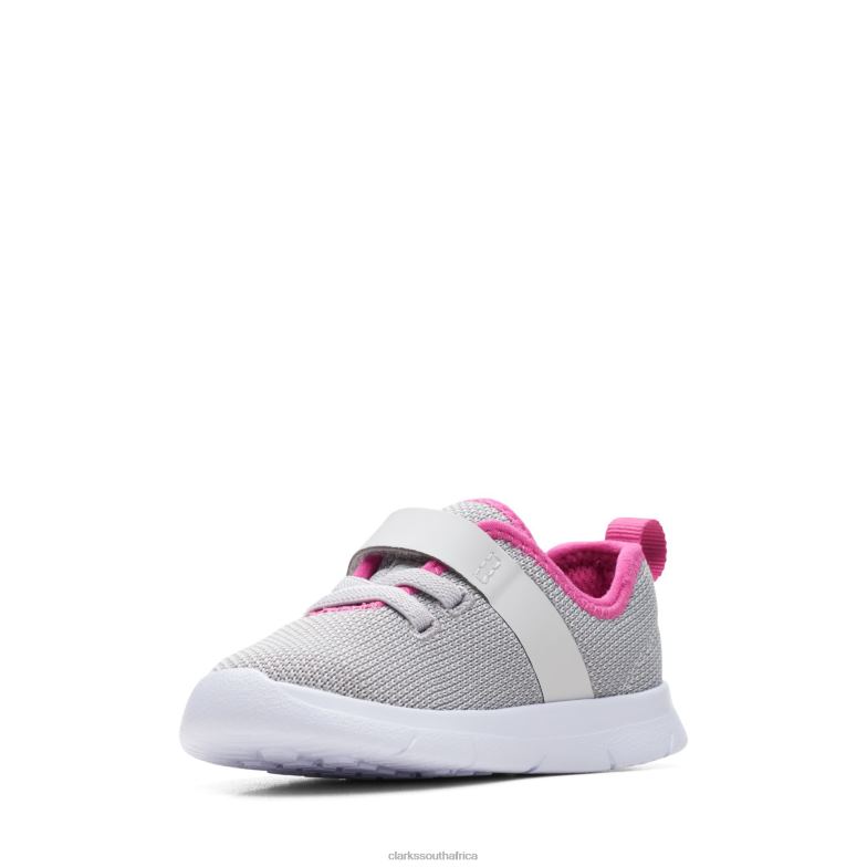 Light Grey Ath Weave T Clarks 840403796 Kids Clarks Light Grey