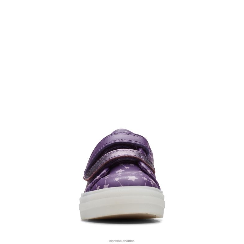 Clarks Flare Fly T Purple 840403802 Kids Clarks Purple