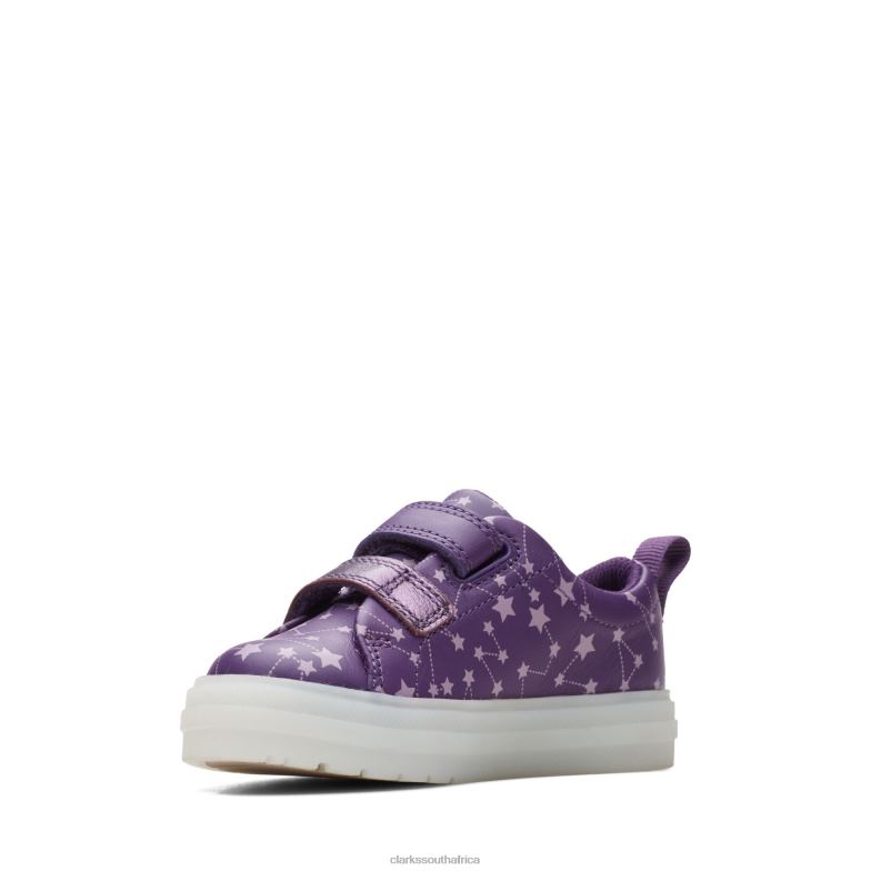 Clarks Flare Fly T Purple 840403802 Kids Clarks Purple