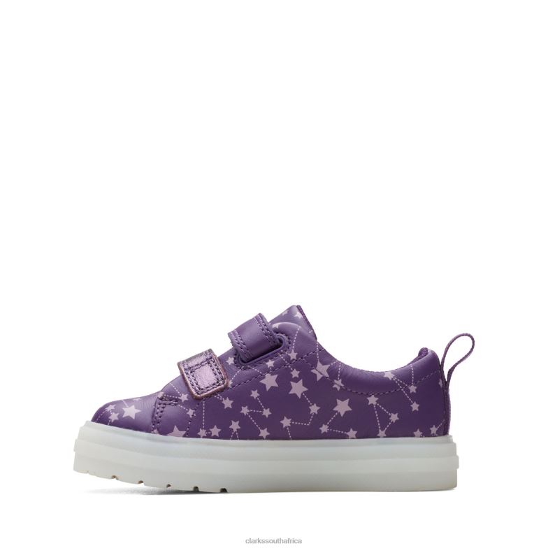 Clarks Flare Fly T Purple 840403802 Kids Clarks Purple