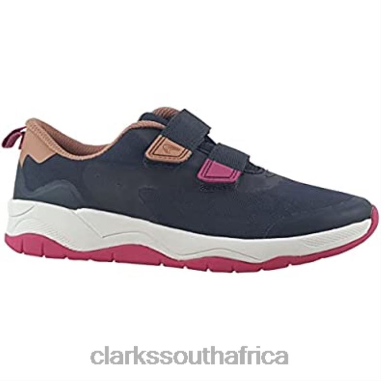Clarks Lowder Race O Synthetic Girls Trainers 84040121 Kids Clarks