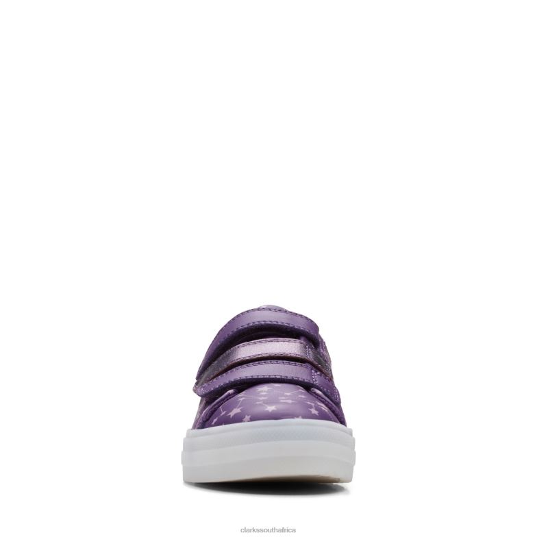 Flare Fly K Clarks Purple 840403807 Kids Clarks Purple