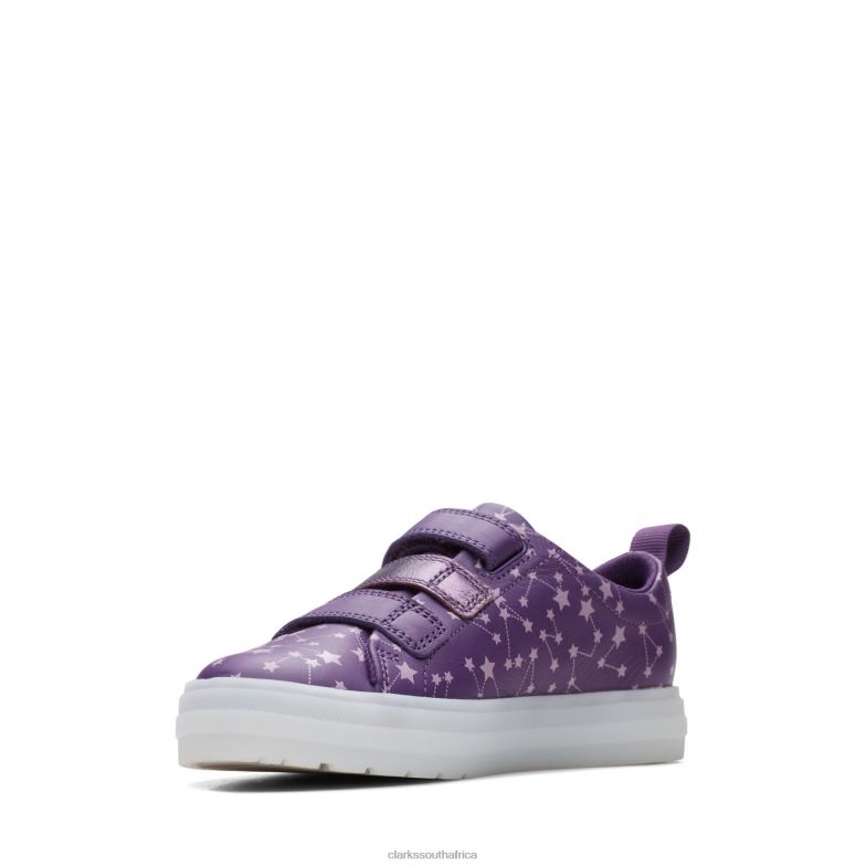 Flare Fly K Clarks Purple 840403807 Kids Clarks Purple