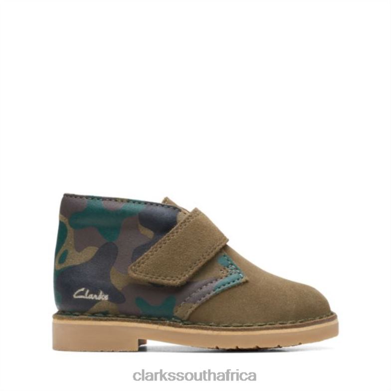Khaki Camo Desert Boot 2 Toddler Khaki Camo Clarks 840406884 Kids Clarks Khaki Camo