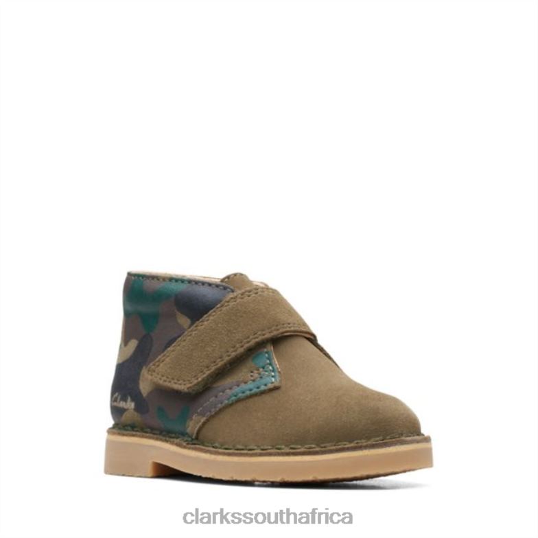 Khaki Camo Desert Boot 2 Toddler Khaki Camo Clarks 840406884 Kids Clarks Khaki Camo