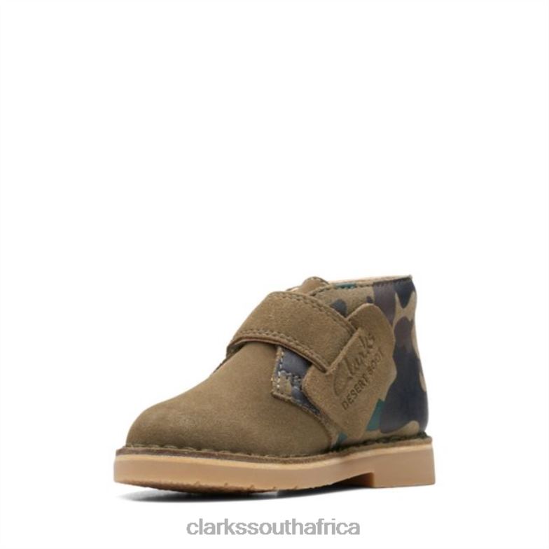 Khaki Camo Desert Boot 2 Toddler Khaki Camo Clarks 840406884 Kids Clarks Khaki Camo