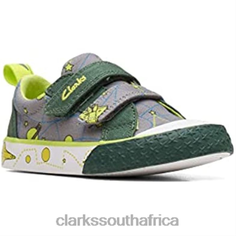 Foxing Lo Toddler Textile Canvas Clarks 84040764 Kids Clarks