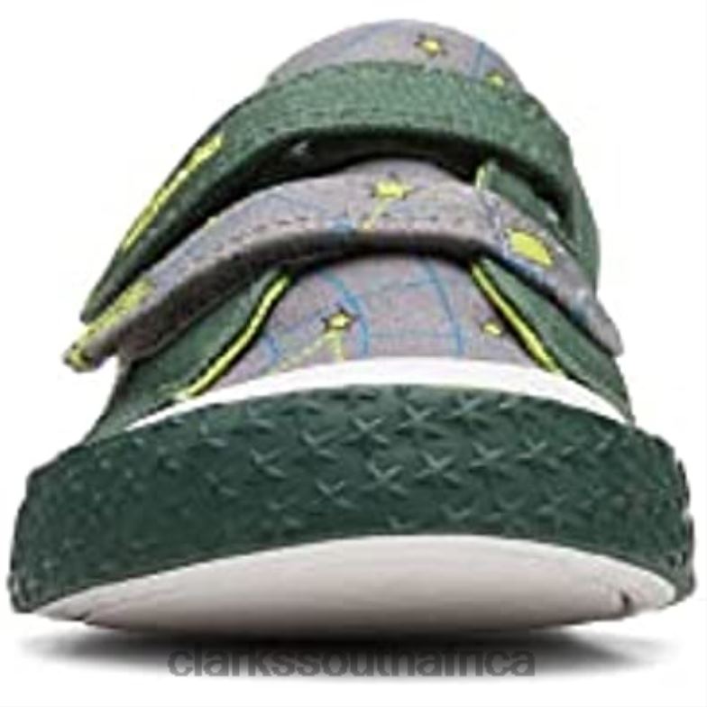 Foxing Lo Toddler Textile Canvas Clarks 84040764 Kids Clarks