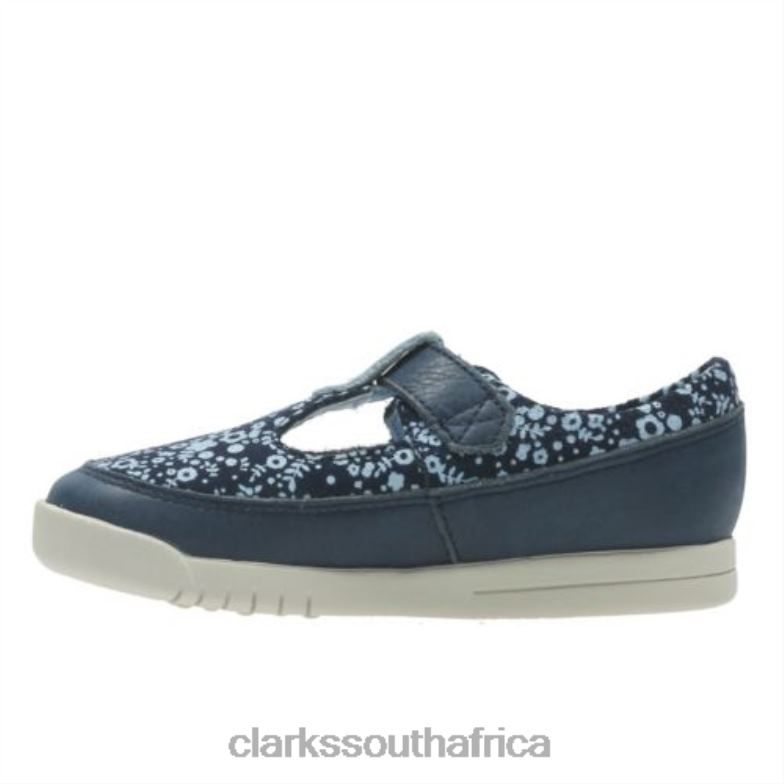 Navy Crazy Tale Fst G Fit Clarks 840404620 Kids Clarks Navy