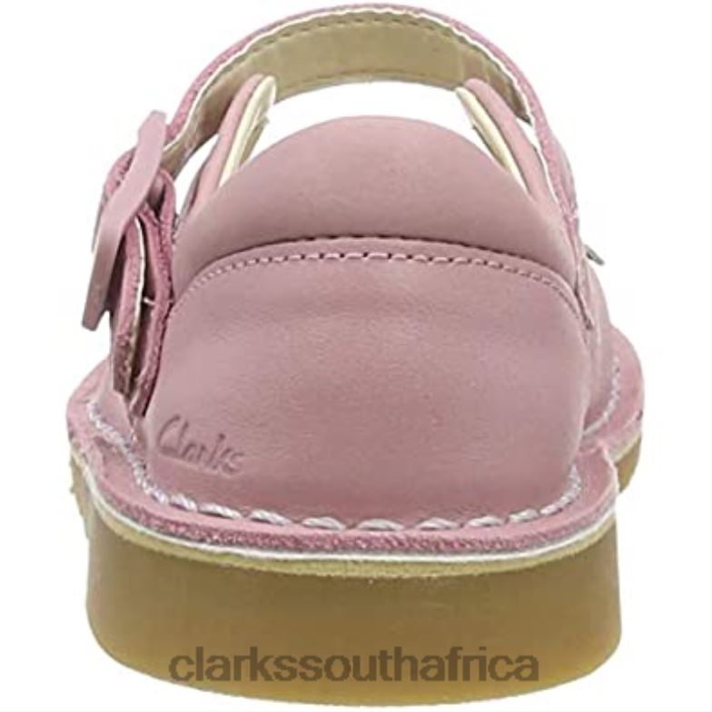 Clarks Comet Gem Toddler Leather Shoes Dusty Pink 84040321 Kids Clarks