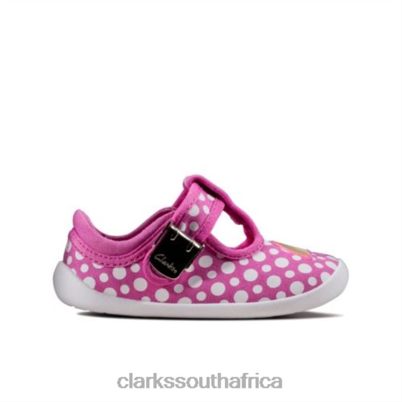 Roamer Sun Fst G Fit Hot Pink Clarks 840404590 Kids Clarks Hot Pink